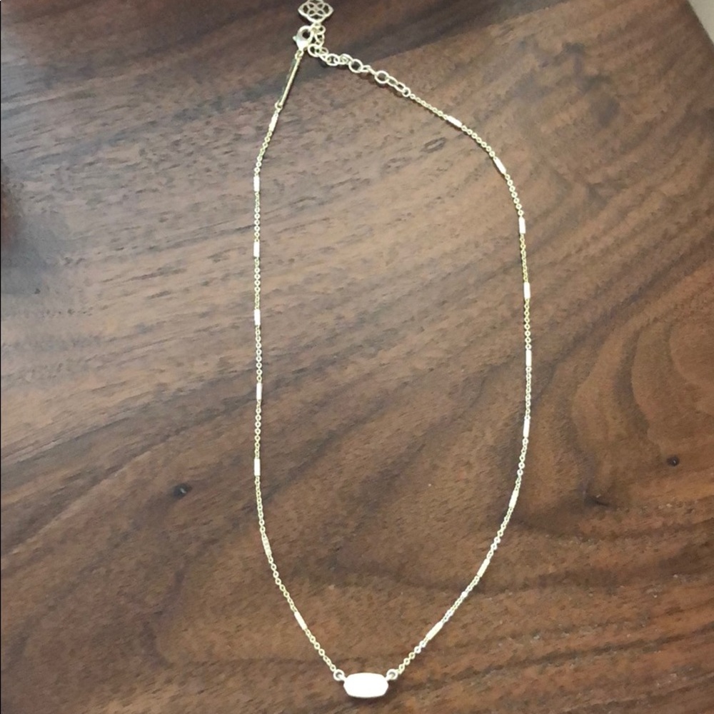 Kendra Scott necklace gold fern